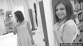 Rocco Siffredi - Petite Brunette Gets Her Tight Ass Fucked By Big Cock