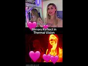 Watch Your Busty Blonde Science Teacher Fuck Herself In The Mirror!! (GOONING CHALLENGE!)