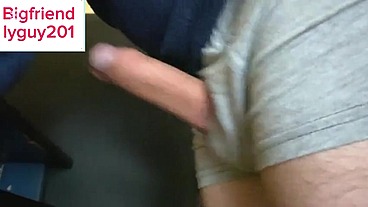 Loud Moaning Guy Cumming Hands Free through Underwear Gay Hardcore