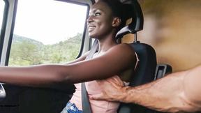 ”Charming Ebony GF Beaver Pounded”