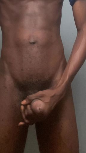 Hung BBC Having a Good Time in a Public Washroom