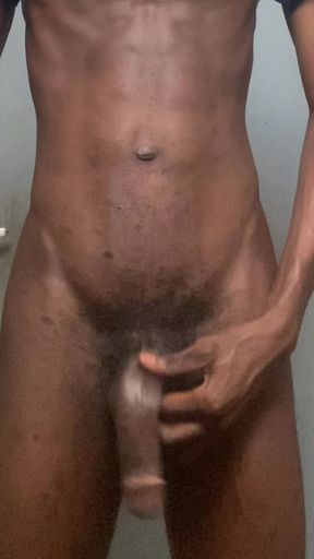 Hung BBC Having a Good Time in a Public Washroom