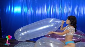 Nova Blow Pops a Balloon Sitting on a Balloon 4K (3840x2160)