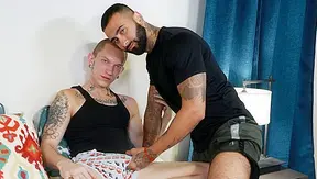 Rikk York Takes Dexs Massive Load Raw – Intense Bedroom Ride – GayPornHub 18+