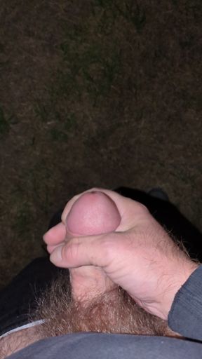 Jerk off Outdoors