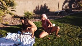 Aubrey Black &amp; Krystal Davis - Easter Egg Laying Naughty Bunnies