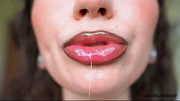 Drool dripping from my tongue 9
