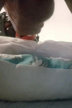 Laura hogtied and hooded with a lip open mouth gag has her throat fucked for 15 minutes