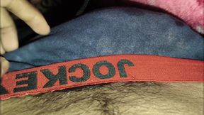 Cute boy home alone with his bigger size dick