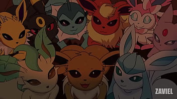 All Pokemon Eeveelutions get fucked