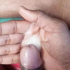 Cumshot Big Black Cock Indian Handjob