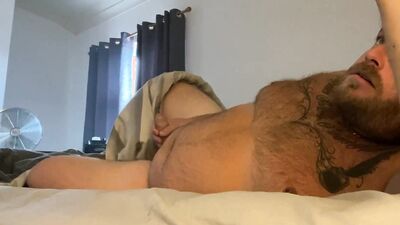 Danny Wyatt wakes up horny milking his cock