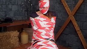 Mummified With Tape Chairtied