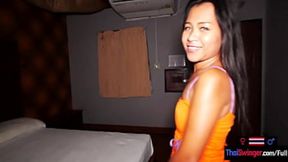 Big Asian teen Tuk enjoys anal&#x1F44C; play and takes a large cock&#x1F32D; deep inside