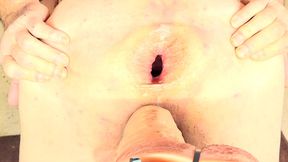 3 inch thick dildo in my gaping asshole 3