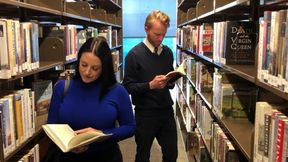 Angela White and I Read Quietly in a Library