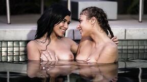 Webyoung - Naked Swim & Lesbian Sex With Teens - Gia Derza, Savannah Sixx