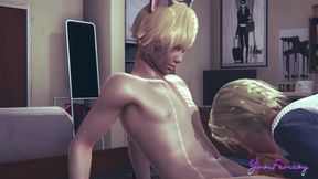 Yaoi Femboy Osuke - Could This Blonde Femboy Ride Like a Stud?