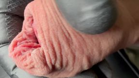 Long Foreskin and Huge Cockhead with Dripping Precum