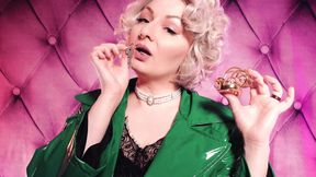 Mistress showing you, sissy... your costume. You should wear it! (Arya Grander)