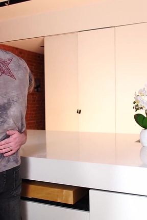 Bear films mature Marc Angelo breeds young bear Jeremy Feist