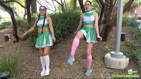 alex coal helps madison wilde make the cheerleading team