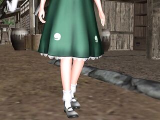 (MMD no dance) Everybody getting wicked in a stopped world and Sakuya?Time Stop?(Made by kojirou)