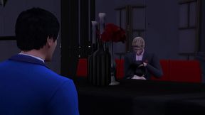 Asian wife gets big white cock in cuckolding scene