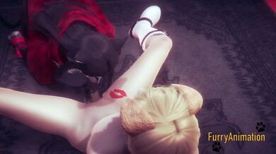 3D Furry Futa DogBoy Stuffs Cat with Giant Dick