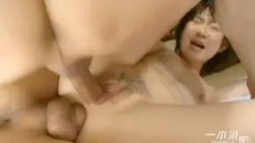 Kinky Asian bukkake with cum addicted Aoba Ito
