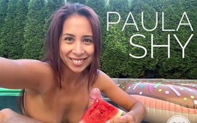 With Paula in the Pool