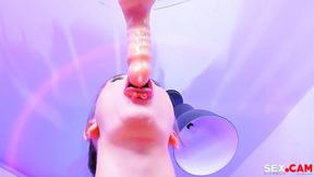 ”Blowjob practice with Dildo”