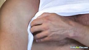 ”Horny Hunk Watches Himself In The Mirror As He Wanks Alone”