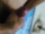Handjob by thai guy and cumshot