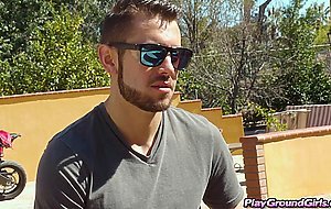 Aubrey and Dante sucked cock upside down