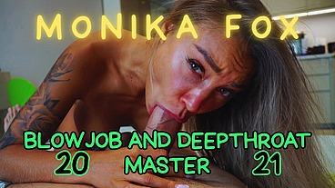 Monika Fox Is Blowjob And Deepthroat Master 2021!