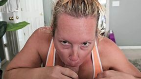 Neighborhood thug ravages my dripping slit on the down-low before hubby arrives