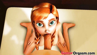 GamerOrgasm.com - Frozen Lovemaking Anime Porn Compilation Anna & Else