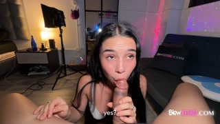 The smallest one with 18 years old, 4.8 feet tall and ultra tight pussy comes to fuck at Blowke