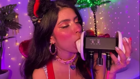 ASMR EAR LICKING HOT CATGIRL ARA ARA MEOW Your Valentine Uwu - CorneliustheCat ASMR