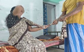 While My Stepmother Was Drinking Water, I Went There, Pulled Her Saree, and Had Sex with Her.