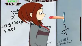 Mina Ashido’s Glory Hole Adventure – My Hero Academia Hentai Blowjob Fantasy