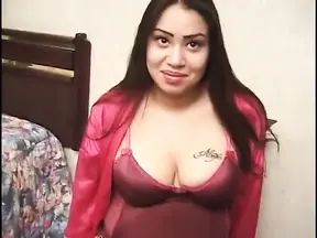 Pregnant GF gets a messy three-way with hairy lovers