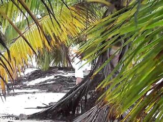 COUPLE HOLIDAY VIDEO #6 - Pissing and BJ in the Rainforest - authentic couple