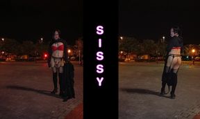 Sissy taniax, street slut exposure