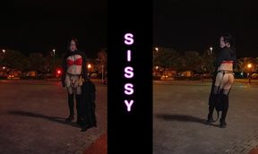 Sissy taniax, street slut exposure