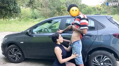 HOT PAWG fucks Uber in abandoned place, she said it was hurting