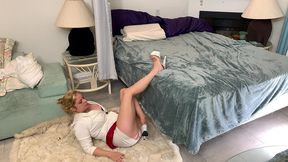 stepmom gets fucked while stuck under the bed