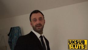 UKSubSluts com - Blonde UK slut gets drilled hard by a dominant male