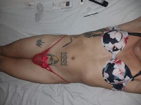 I dressed in my step-sister&amp;#039;s lingerie